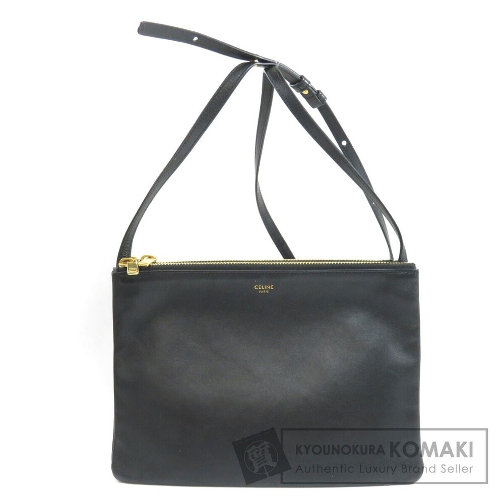 Celine Trio Shoulder Bag Leather